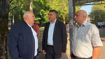 ზუგდიდში, გაზგასამართ პუნქტთან მომხდარი აფეთქების შედეგად დაშავებულები სახელმწიფო რწმუნებულმა და ზუგდიდის მერმა მოინახულეს